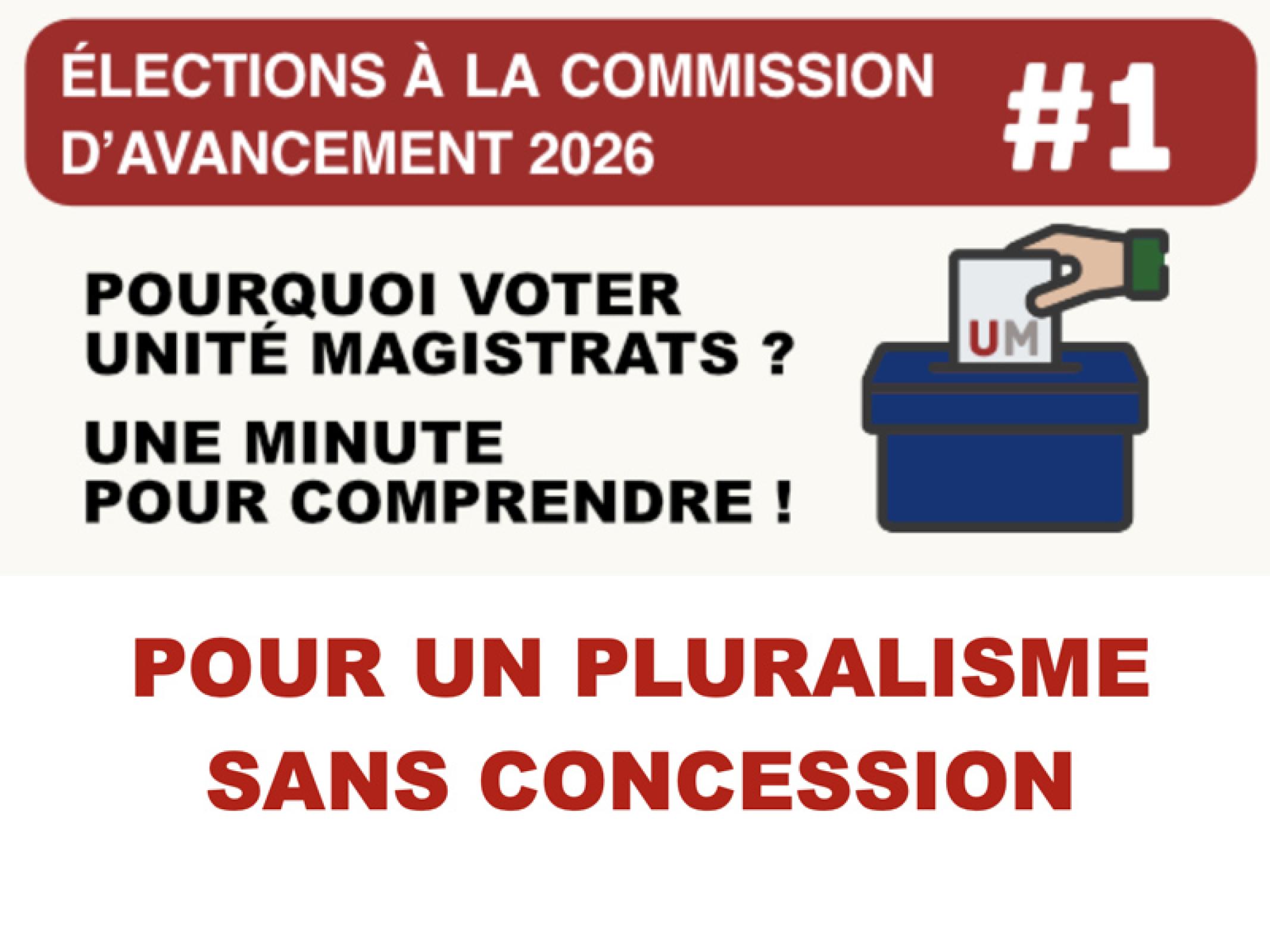 TOP DEPART : Elections à la CAV 2026 - POUR UN PLURALISME SANS CONCESSION - Syndicat Unité Magistrats SNM FO