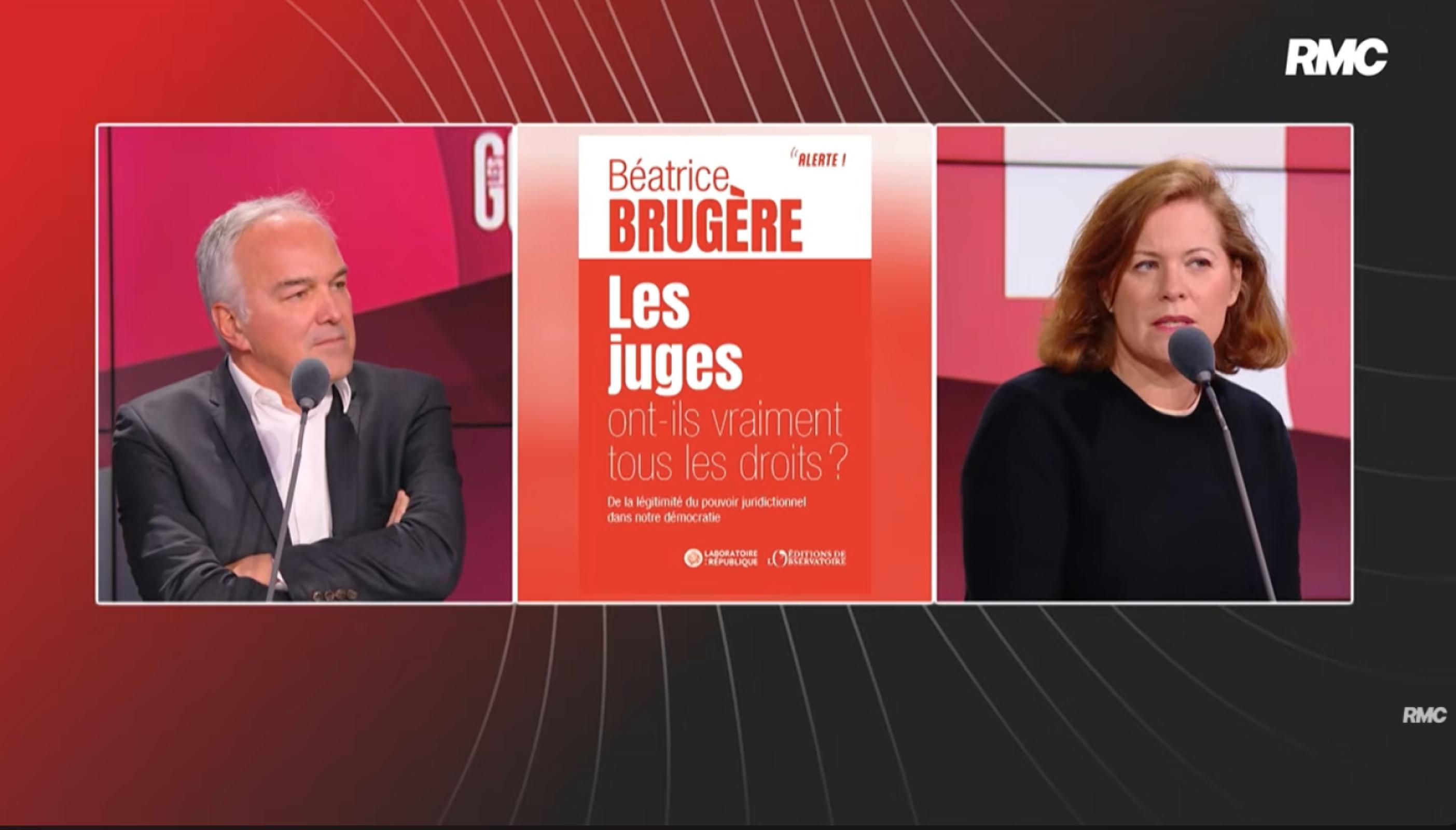 "LES JUGES ONT-ILS VRAIMENT TOUS LES DROITS"? Le nouvel ouvrage de Béatrice BRUGERE, Secrétaire Générale d'UNITE MAGISTRATS, présenté sur RMC - Syndicat Unité Magistrats SNM FO