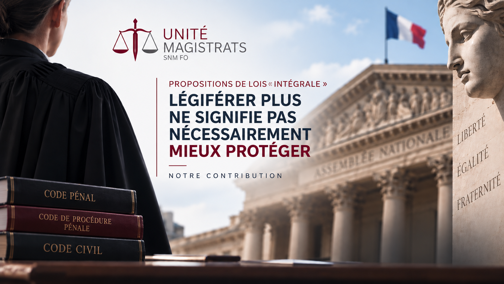 VIOLENCES SEXUELLES ET INTRAFAMILIALES : LEGIFERER PLUS NE SIGNIFIE PAS NECESSAIREMENT MIEUX PROTEGER - Syndicat Unité Magistrats SNM FO